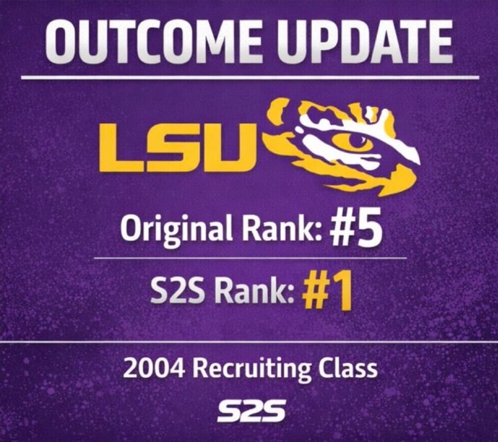 LSU 2004 Recruiting Class — Original #5 → S2S #1