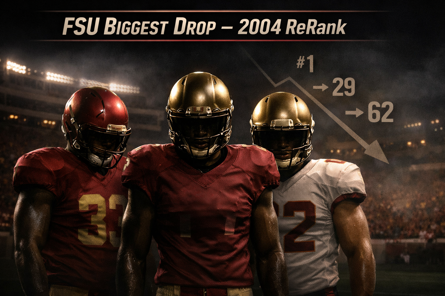 From #1 to #62: The 2004 Florida State Recruiting Class Revisited Through Stars2Stats